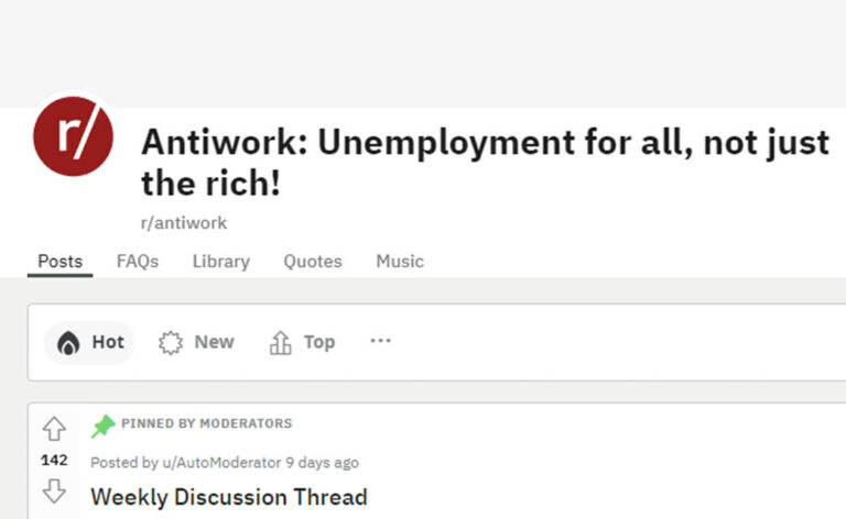 All play and no work? The anti-work movement is a refreshing change from the status quo