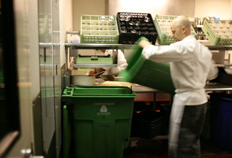 Achieving sustainability in the food industry through composting Fast food spots, restaurants, and other eateries should have mandatory composting.