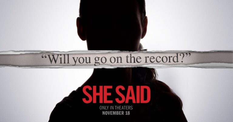 She Said—empowering victims of ex-film superpower Harvey Weinstein An eye-opening film that reveals the truths and tragedies of women in journalism and beyond.