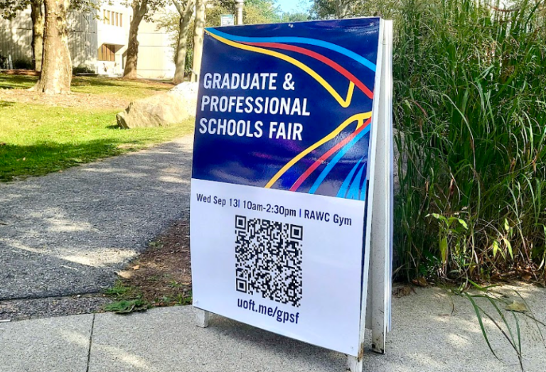 Everything students should know about the Graduate and Professional Schools Fair UTM’s Graduate and Professional Schools Fair is here to help students understand graduate schools’ expectations and build successful applications for their future educational pathways.