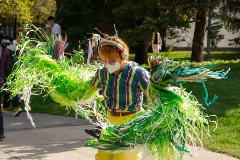 The Blackwood Gallery’s Quiet Parade From ASL interpretation music to a royal storm cloud in a ballgown, the Quiet Parade was truly a sight to behold. 