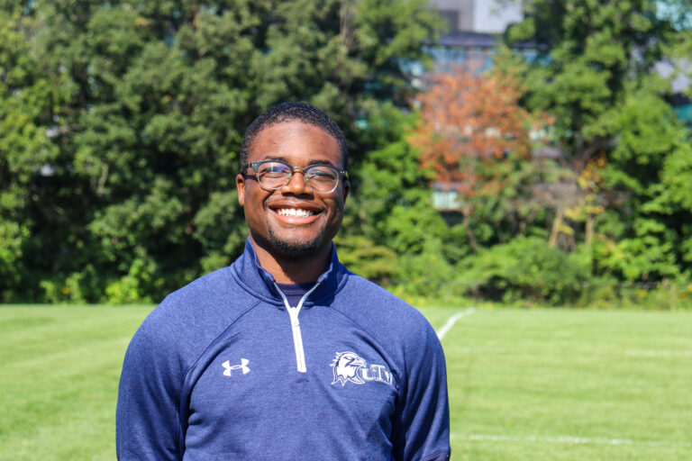 Introducing the newest coach for UTM men’s soccer: Kevin Iyamabo The former UTM star will be assistant coaching alongside head coach, Szabolcs-Zoltán Bozsoky.