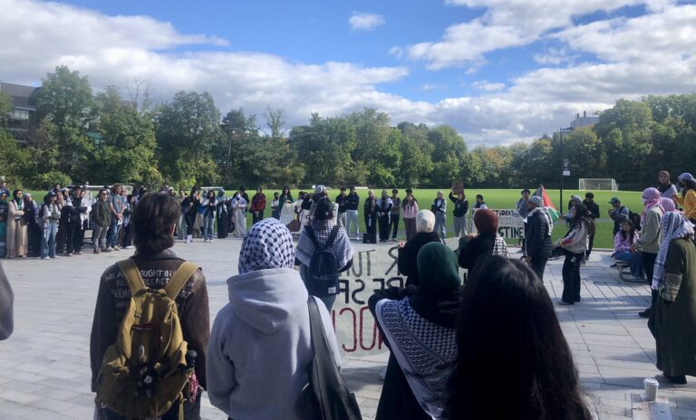 “There is only one solution, it’s the student revolution,” UTM students participate in peaceful protest in solidary with Palestinians UTM students gather in a peaceful protest and walk out in recognition of Palestinian resilience and resistance, joining a global wave of protests to address Western complicity in the Israel-Hamas conflict.