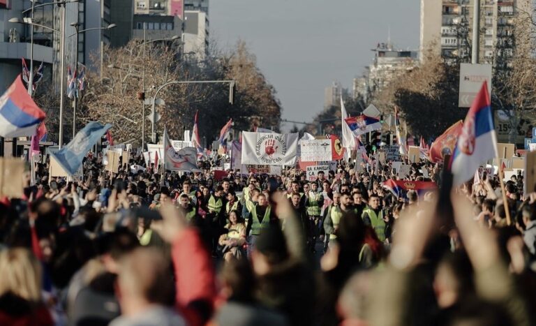 Serbia’s students lead the fight for justice after fatal roof collapse