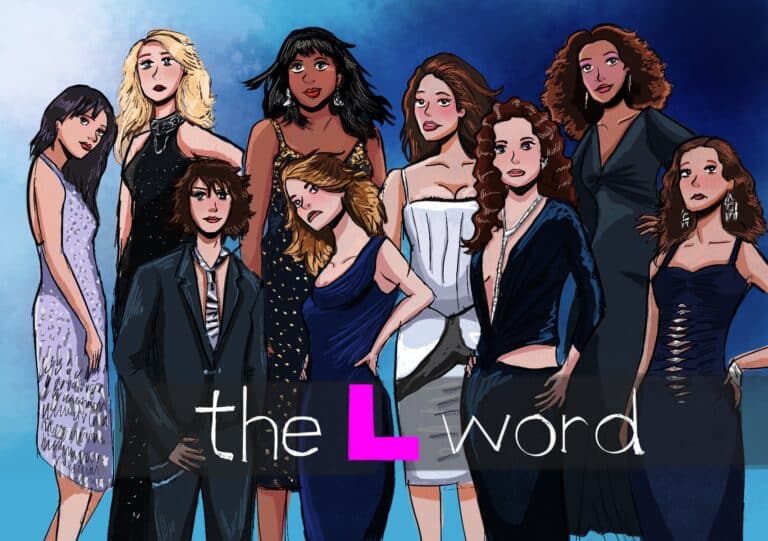 The L Word:  Sex and the City, but for lesbians The L Word follows the lives and relationships of lesbian and bisexual women in Los Angeles and was essentially the first show of its kind. 